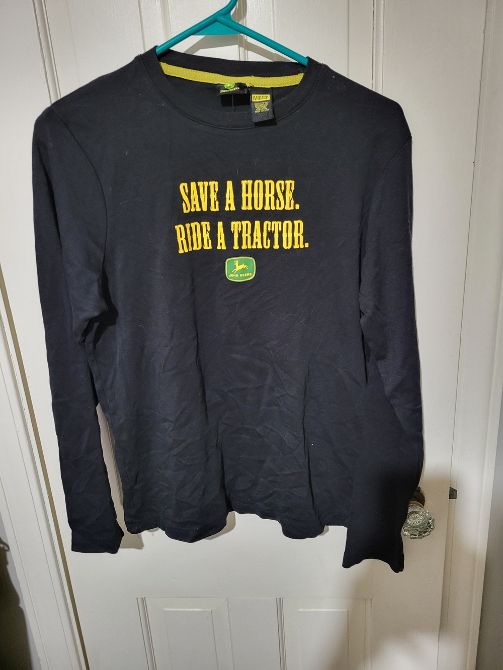 John Deere Black Long Sleeve Tee - Picture 1 of 3